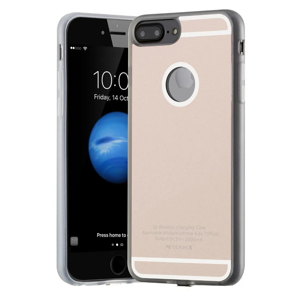Qi Беспроводное зарядное устройство Pad Set приемник чехол для телефона iPhone 7 Plus