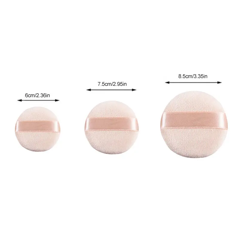 3 размера Женская пудра для тела Косметическая пуховка красота макияж основа