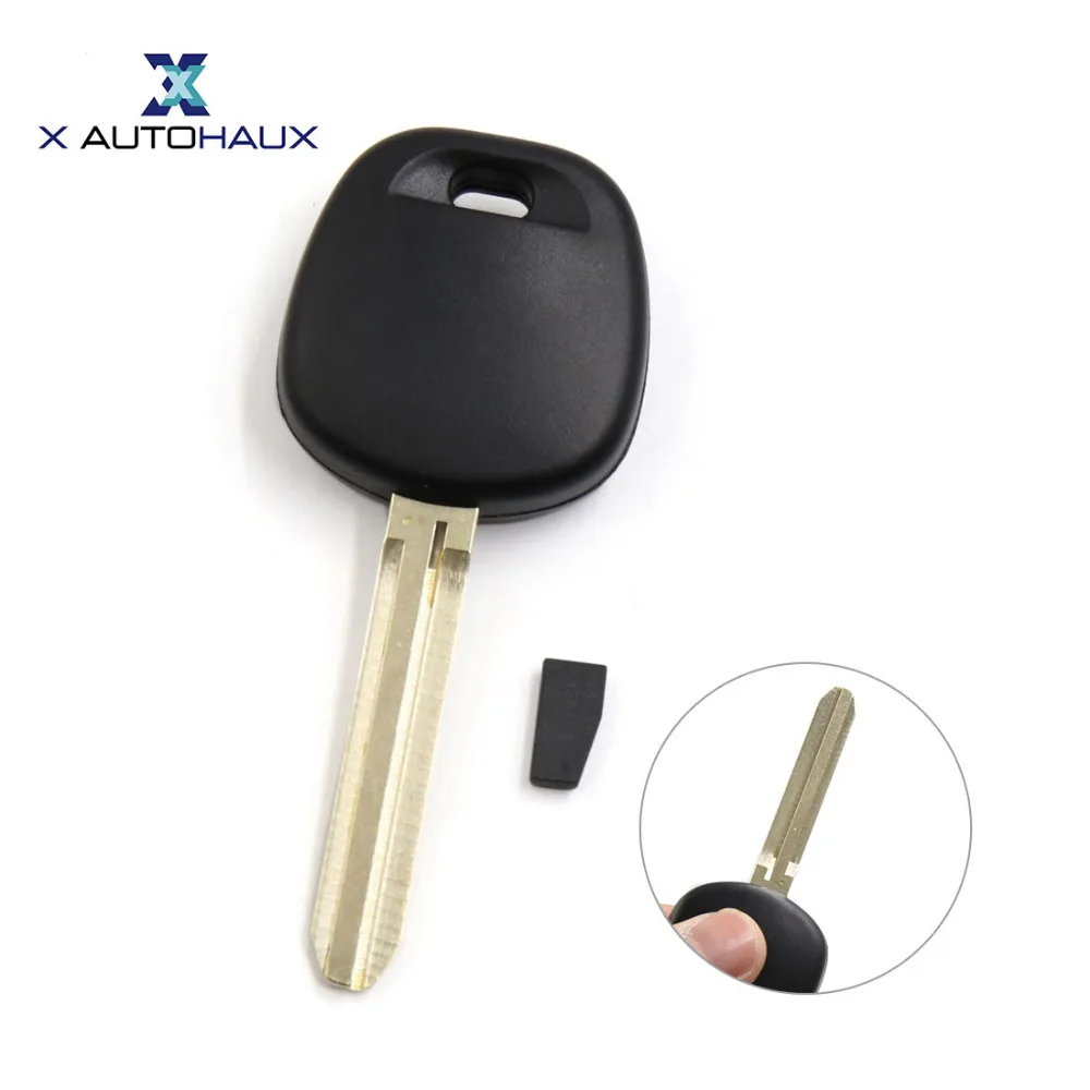 X AUTOHAUX Замена автомобиля неограненный транспондер ключ зажигания w 67 Chipped Toy44d-pt для Toyota Highlander для Land Cruiser для RAV4