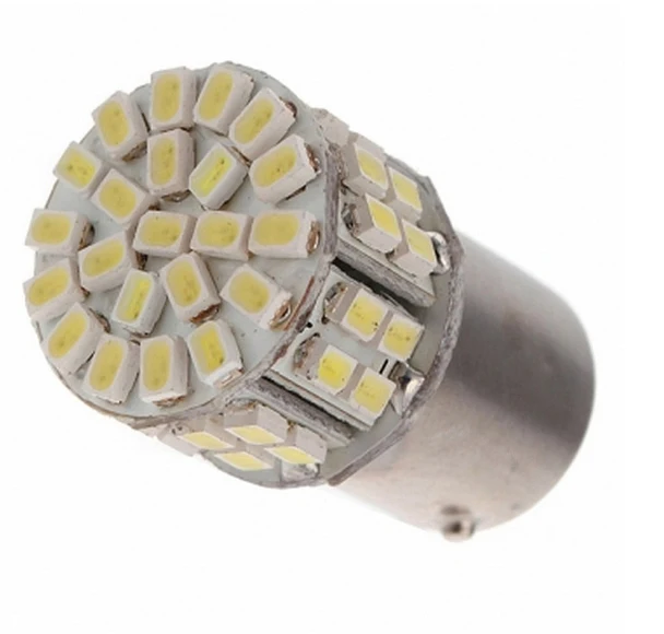 10 шт./лот 1157 2057 T25 3528 50 SMD LED Автомобильный стоп-сигнал задний фонарь Лампа Белая