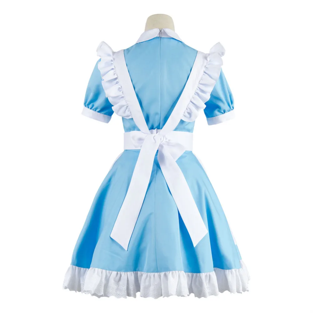 Alice Cosplay In Wonderland Costume Dress Maid Halloween Carnival Party Adult Women Full Sets | Тематическая одежда и
