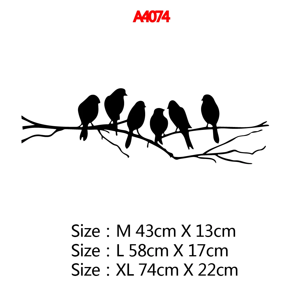 Забавные настенные наклейки с птицами самоклеящиеся художественные обои для