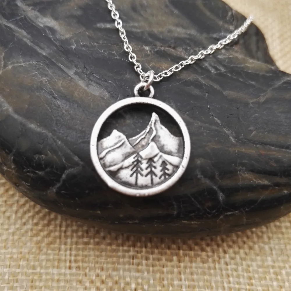 Ожерелье с подвеской под горным деревом Найдите свою дорогу Ювелирное Украшение