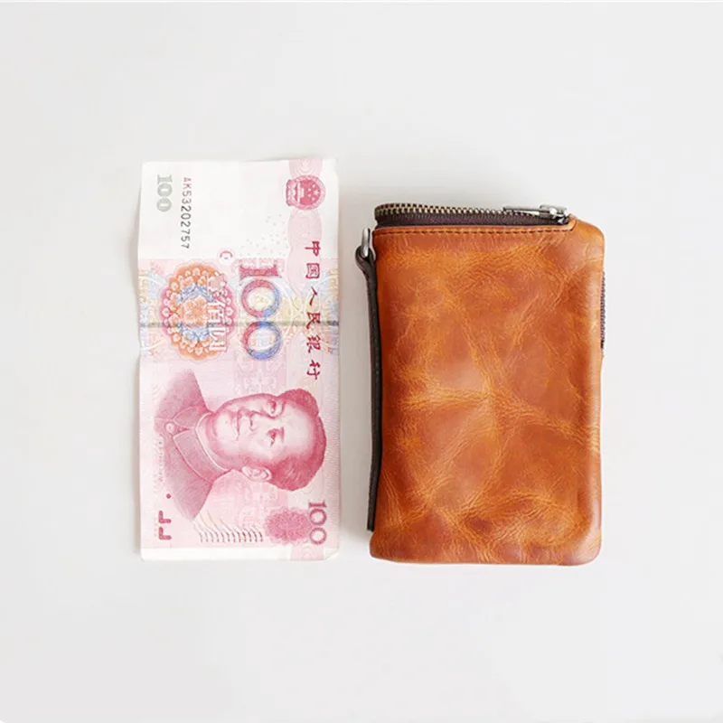 100% мужской брендовый кошелек из натуральной кожи Vantage Короткие Кошельки