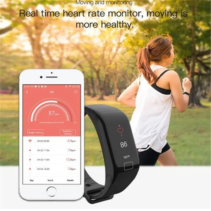 Смарт браслет Bluetooth F1 спортивный с шагомером PK M2 M4 ID107 ID115 K1 M3 B3 2020|Смарт-браслеты| |