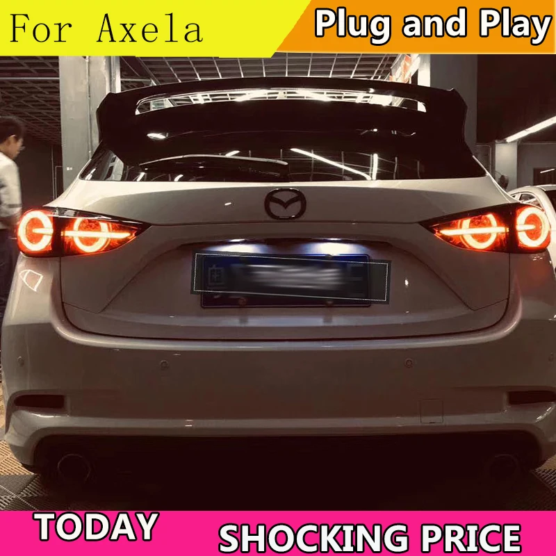 Автомобильный Стайлинг для Mazda 3 Axela хэтчбек хвост светильник s 2013-2016 светодиодный