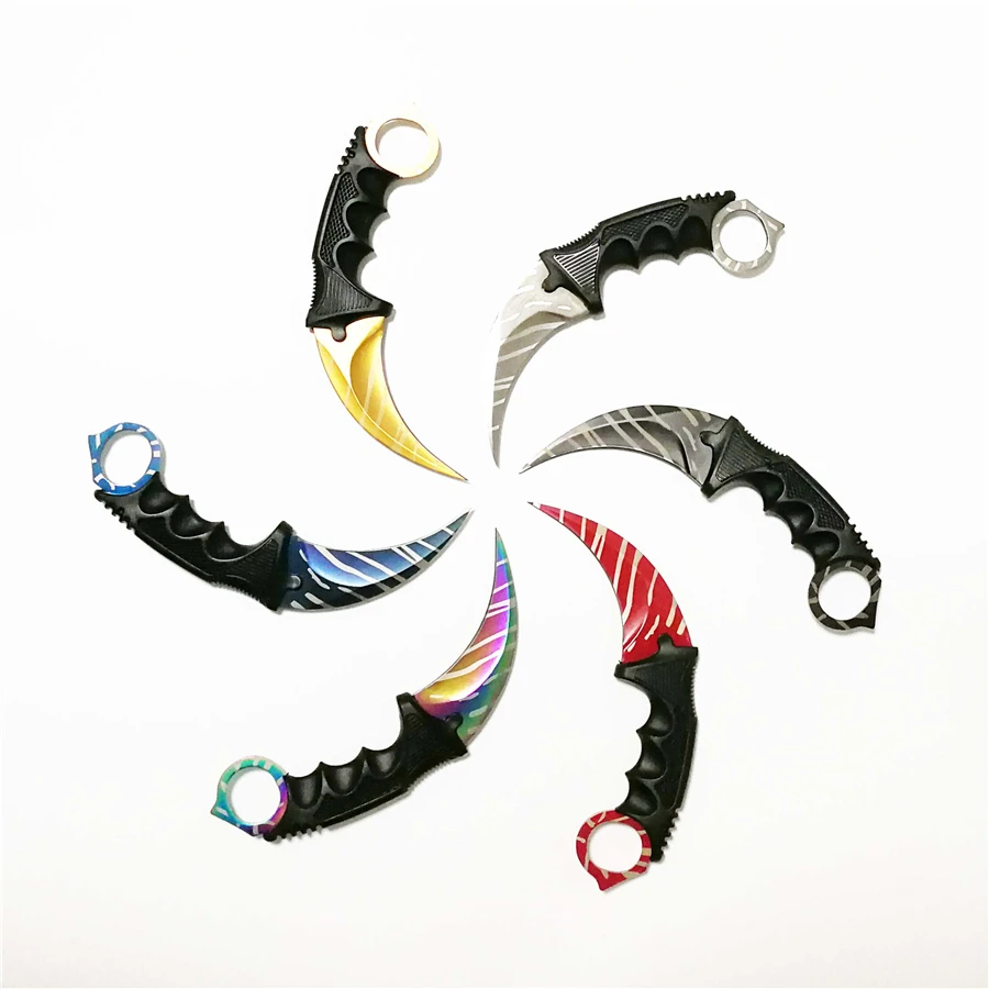 Karambit CS GO фиксированный нож в стиле игры &quotCounter Strike&quot тактический боевой коготь