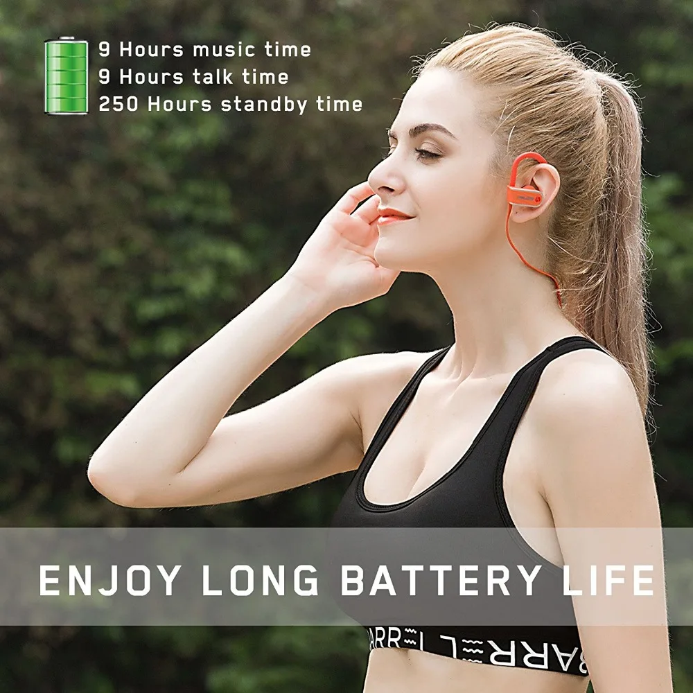 HBUDS H1 Bluetooth наушники IPX7 Водонепроницаемый Беспроводной гарнитура Handsfee спортивные
