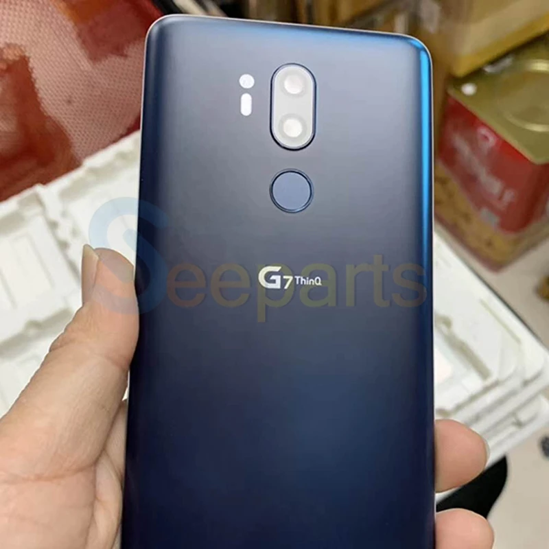 Новинка для LG G7 ThinQ крышка батареи задняя крышка корпус стекло задняя крышка для LG G7 ThinQ G710 G710EM G710PM запасные части