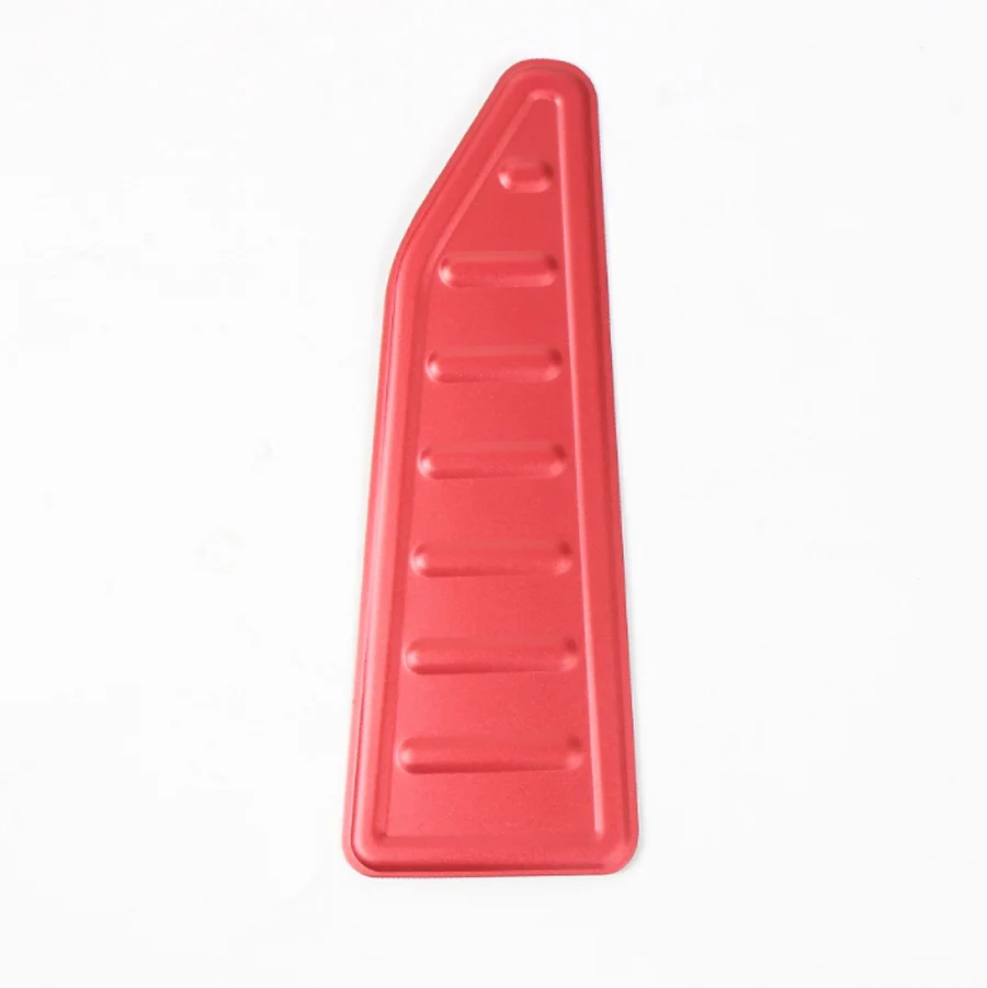 Car-Styling Left Side Foot Pedal Rest Plate For Jeep Renegade 2015+ Interior Moulding Parts Red Silver Aluminium New | Автомобили и