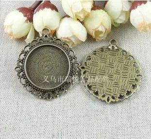 

Free Shipping(A2320) 25mmx25mm oval DIY bronze Cameo Settings Alloy Cork Base Making Charm Pendant Jewelry Accessories Findings