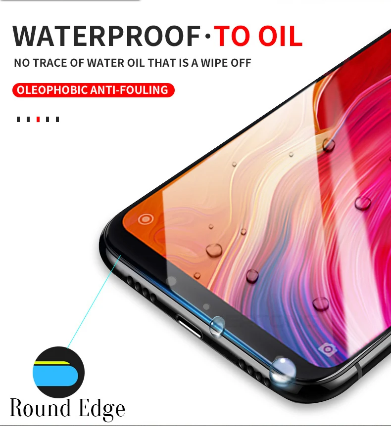 Для Xiaomi Poco F1 Mi 8 SE Защитная стеклянная пленка A1 A2 Lite стекло 6X закаленное Redmi 6A Note 6 Pro