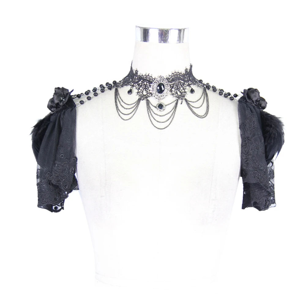 Женская винтажная кружевная накидка в стиле стимпанк|party shawl|shawl with laceshawl cape |
