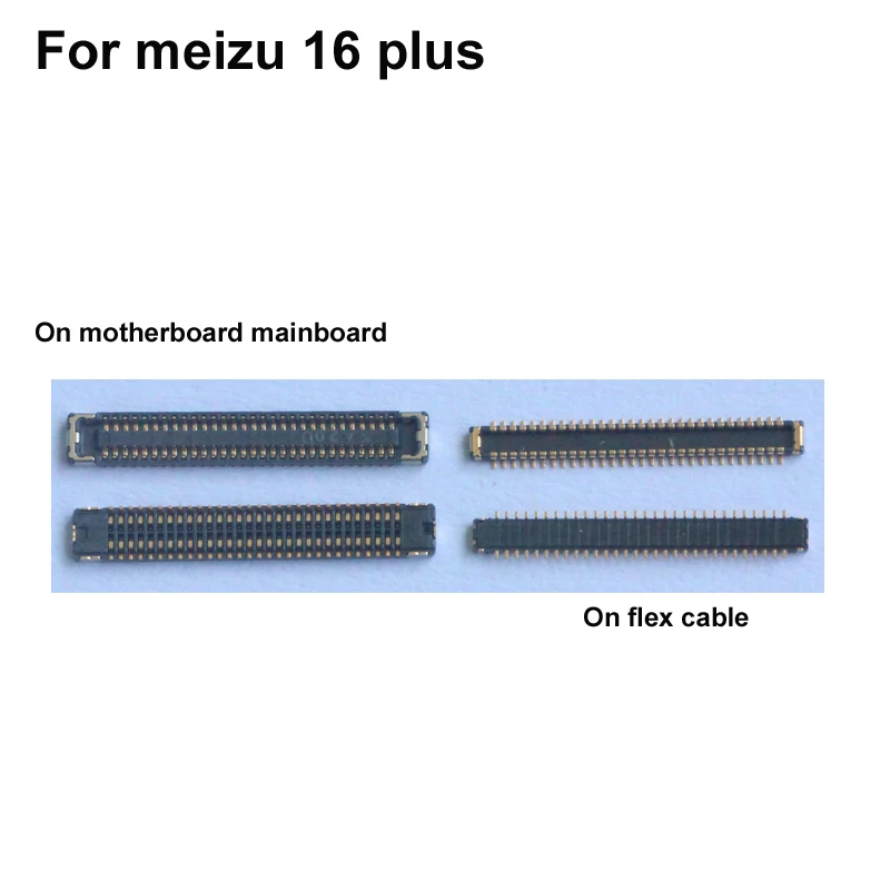 2 шт. для Meizu 16 plus ЖК экран FPC разъем Mei zu логика на материнскую плату 5