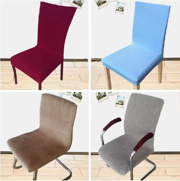 

22 styles Elastic office chair cover brief dining chair seat cover more color polyester housse de chaise universal copri sedie