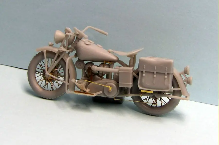 1/35 Scale Thunder TM35003 Американский военный мотоцикл 741B (в комплекте 2 мотоцикла)
