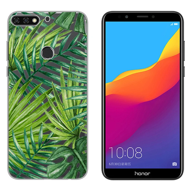 Для Huawei Y7 Prime 2018 5 99 дюйма Чехол Мягкий Силиконовый ТПУ защитный чехол на заднюю