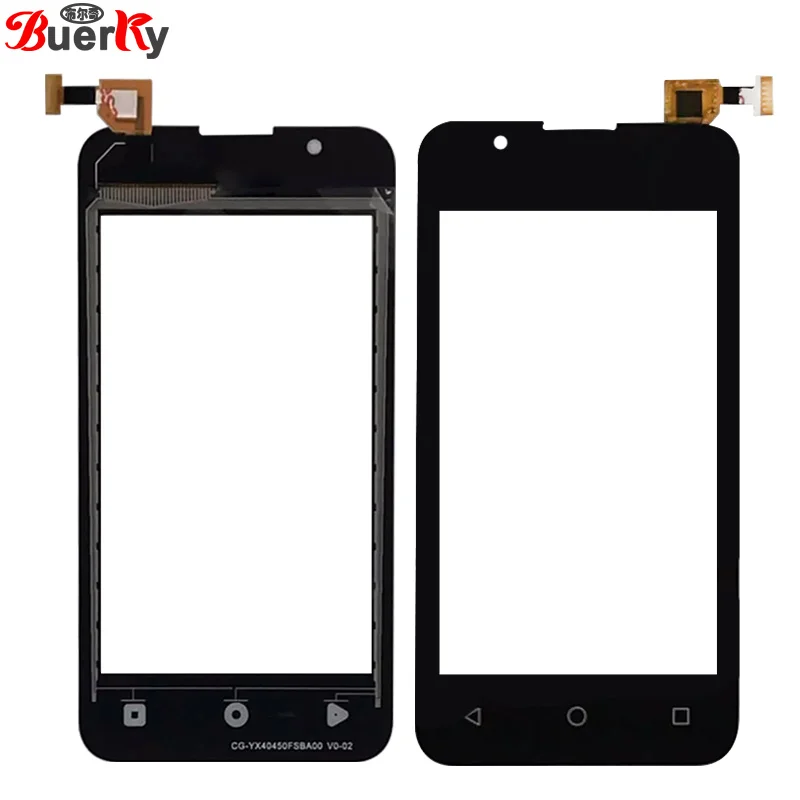 BKparts 10 шт. сенсорный экран для Lanix llium X220 передняя стеклянная панель дигитайзер