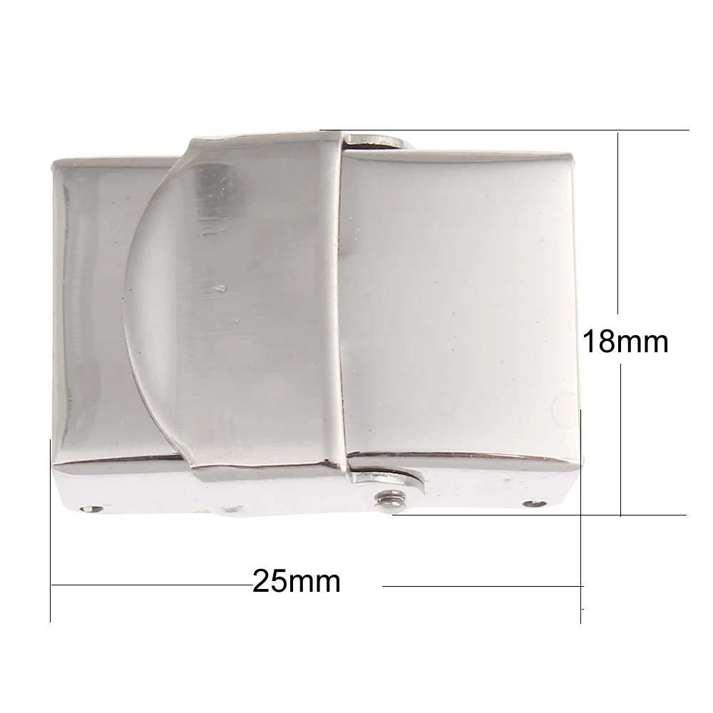 

50pcs Watch Band Clasp Stainless Steel components for watches jewelry sieraden maken clasps diy Jewelry accessories Band Clasps