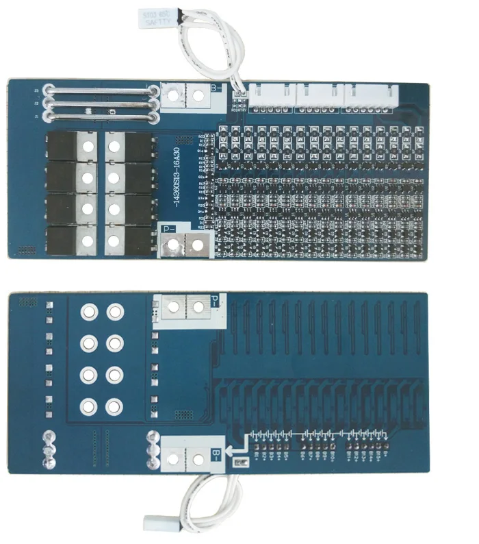 Защитная плата для литий полимерных аккумуляторов 16S 30 А lipo BMS/PCM/PCB 16 ячеек ионная