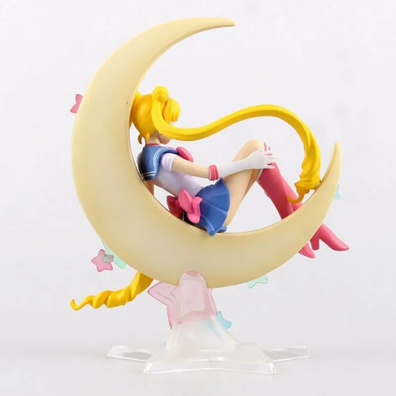2018 Hot Sale 15cm Japan Anime Kawaii Sailor Moon Tsukino Usagi PVC Action Figure Collectible Model Toy Girls Doll Figures RT085 | Игрушки и