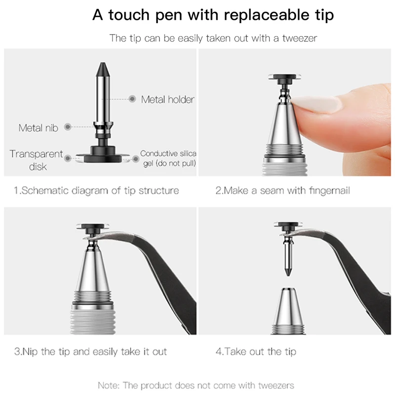 

Baseus Drawing Stylus Pen for Apple iPhone iPad Pro Double Using Capacitive Touch Pen for Smartphone Tablet Samsung Hand Stylus