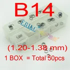 Набор регулируемых прокладок ERIKC Hot B14, размер 1,20-1,38 мм, ремонтные прокладки для форсунок Common Rail, 50 шт. для форсунок 0445110 #0445120 #