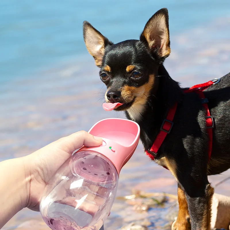 Portable Pet Dog Water Bottle Travel Puppy Cat Drinking Bowl Outdoor Dispenser Feeder Small Large Dogs Product BW603 | Дом и сад