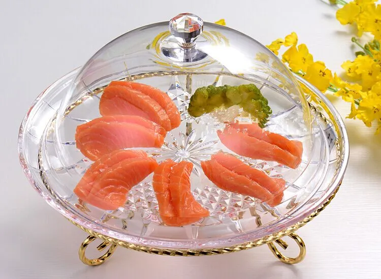 Прозрачная акриловая крышка для пищевых продуктов свежих закусок Купола