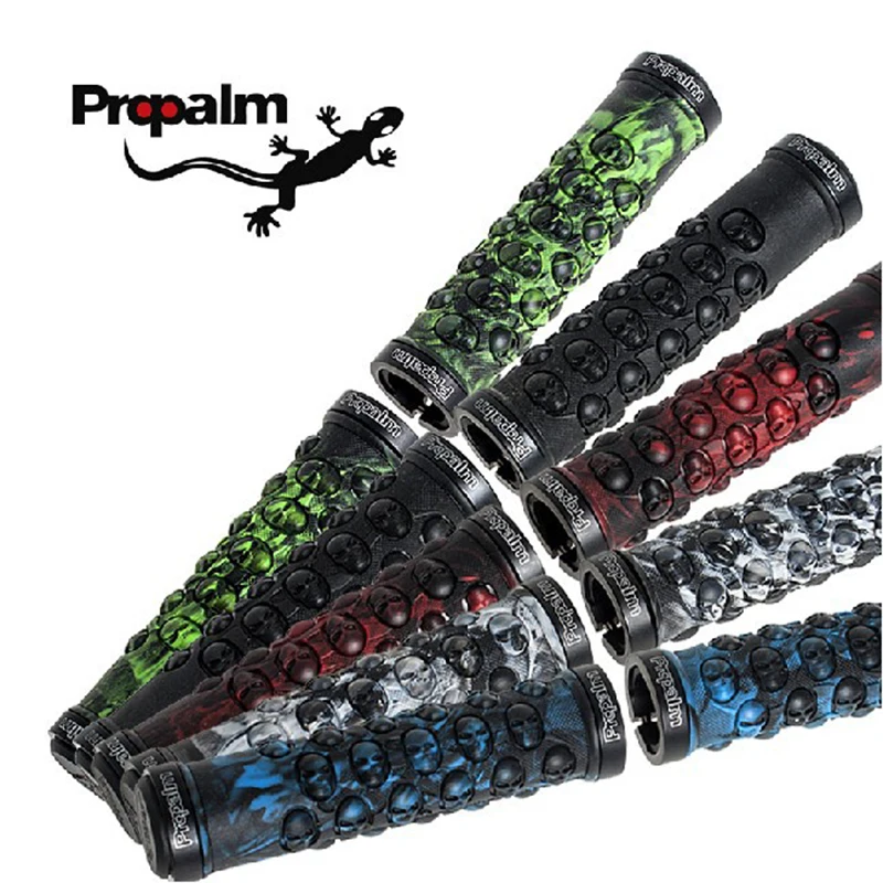 новый PROPALM череп дизайн TPR резина двухстороннее привязка MTB неподвижный механизм