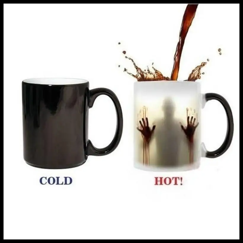 Оригинальный дизайн 350 мл подарок на день рождения Хэллоуин ретро чашка с зомби