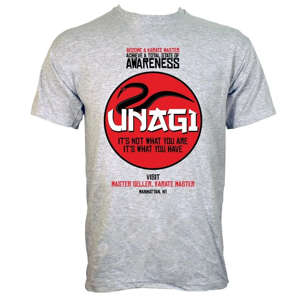 

Newest Fashion Unagi Karate Master Men'S Grey T-Shirt100% Cotton Humor Tee Shirts