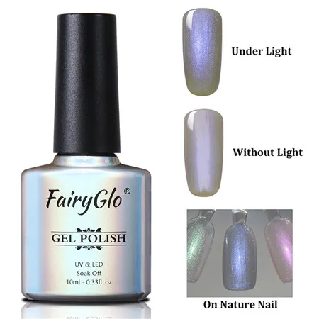 9506 FairyGlo 10 мл Лак для ногтей Оболочка Русалка тиснение краски Лак для ногтей Nail Art Nagellak замочить от ногтей Гель-лак Vernis a Ongle чернила - Цвет: 9506