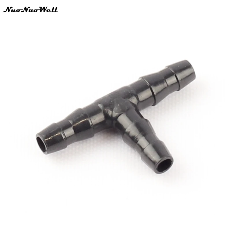 

40pcs NuoNuoWell 4/7mm Barbed Tee Three Way Hose Connector for Garden Irrigation Water Spliter Horticultural Spray Lawn Drop