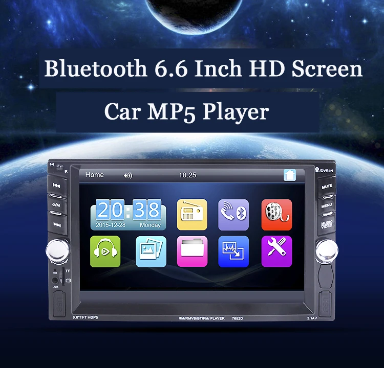 MP4 MP5 видеоплеер автомобильное радио с экраном Mirror Link Bluetooth 2 Din 6 дюйма зеркало