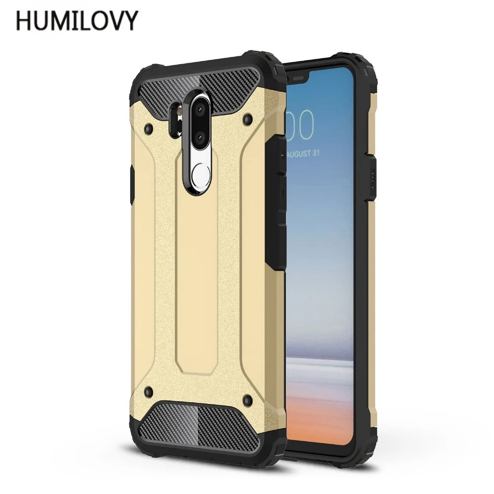 Для LG G7 чехол для thinq Heavy Armor тонкий жесткий резиновый силиконовый телефона Coque |