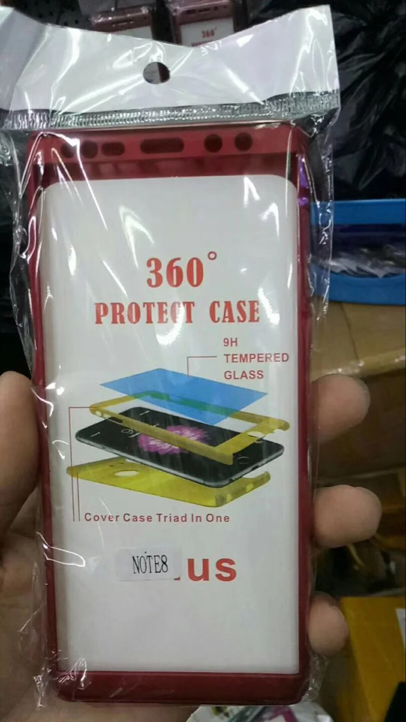 GXE Luxury 360 Full Protection Protective Cover Case For Samsung Galaxy Note 8 Note8 SM-N950 Moblie Phone Bag Cases Capa Coque |