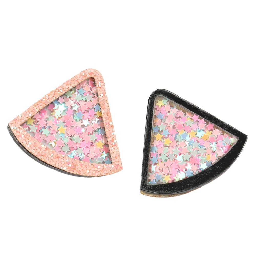 David accessories цветок с сердцем из блесток, смола для художественного оформления ногтей, ручная работа ремесла домашнего декора аксессуары 10 штук, материалы для ручных поделок, 10Yc6869