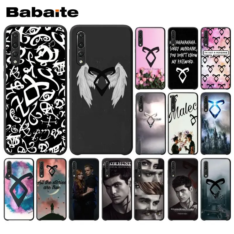 Чехол для телефона Babaite shadowhunters чехол Huawei P20 Mate20 Lite Honor Play 8A 8C 7C 5A Y6 Y5 II Psmart|Бамперы| |