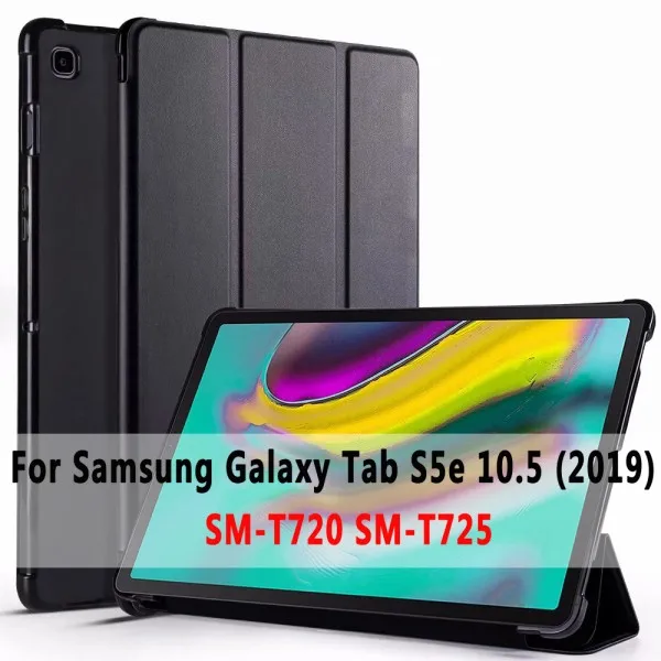 SM-T720 SM-T725 case Чехол для Samsung Galaxy Tab S5e 10,5 SM-T720 SM-T725 T720 T725 Смарт Мягкий противоударный чехол для Tab S5E 10,5 T720 T725+ Защитная пленка на экран+ подставка для ручек - Цвет: SM-T720 SM-T725 case