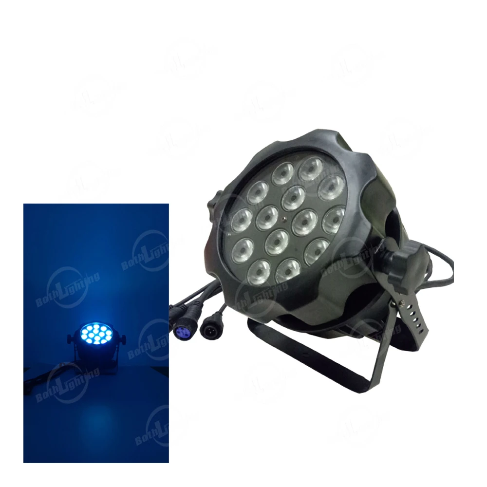 Умный дизайн LED Par Can плоский свет IP65 наружный водонепроницаемый 14*10 Вт RGBW 4в1 64