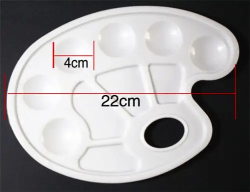 3 шт. Краски лоток Палитр Для большого пальца акриловая акварель маслом s