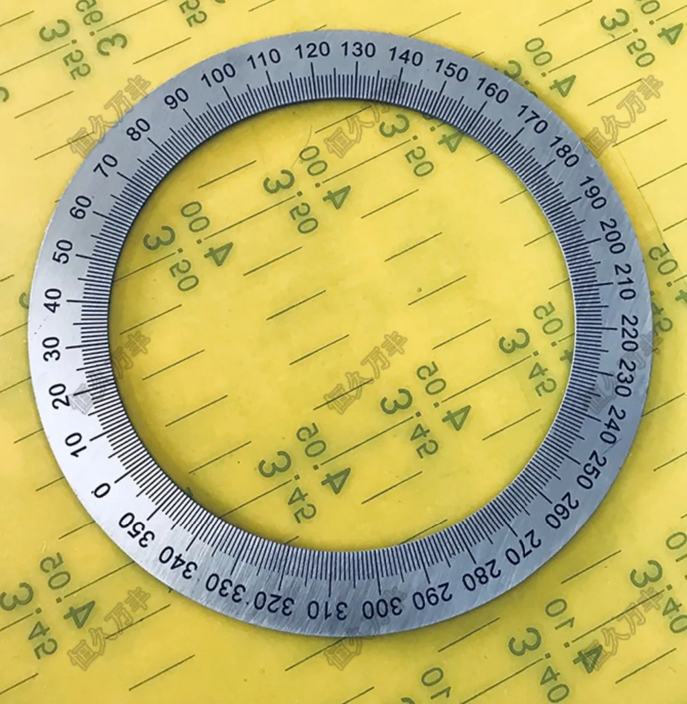 

Диаметр: 120 мм Внутреннее отверстие: 90 мм Толщина: 1 мм Циферблат из нержавеющей стали на 360 градусов
