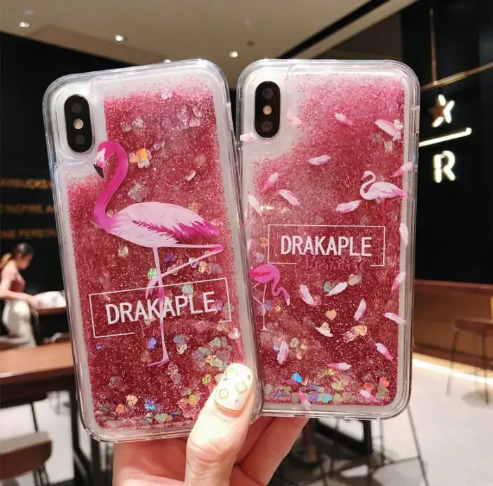 Динамичными плавающими жидкими Мягкая обложка для samsung Galaxy S5 S6 S6edeg s7 s8 s9 s10 A50 A30 A10