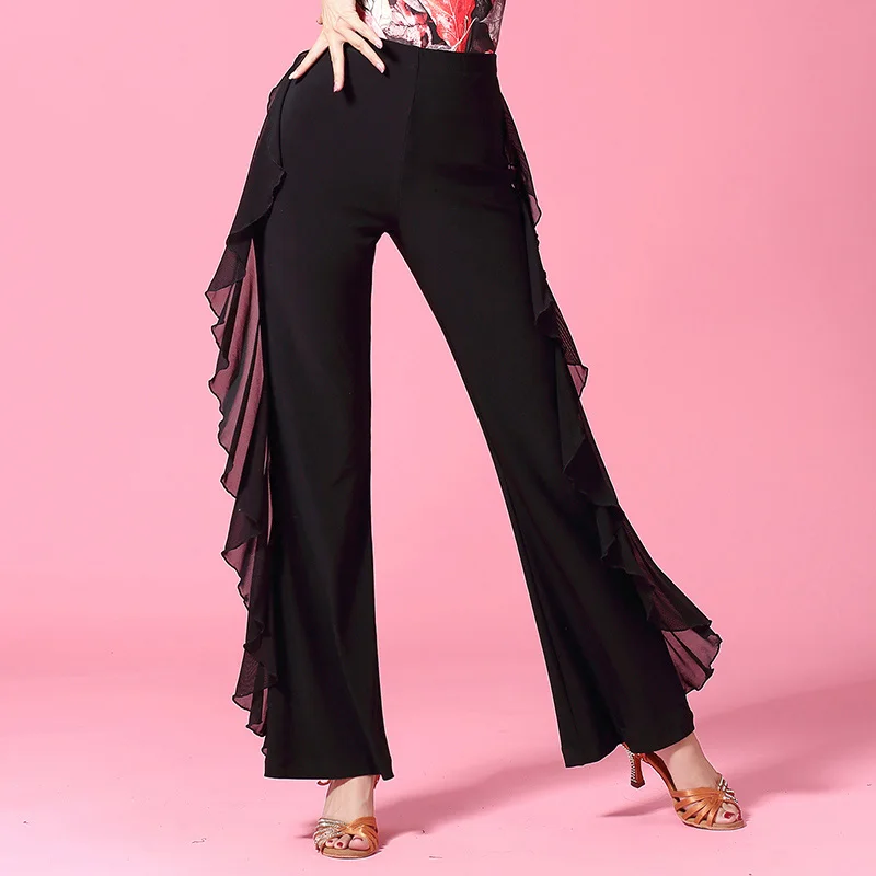 Новые женские штаны для латинских танцев женское современных тренировочные