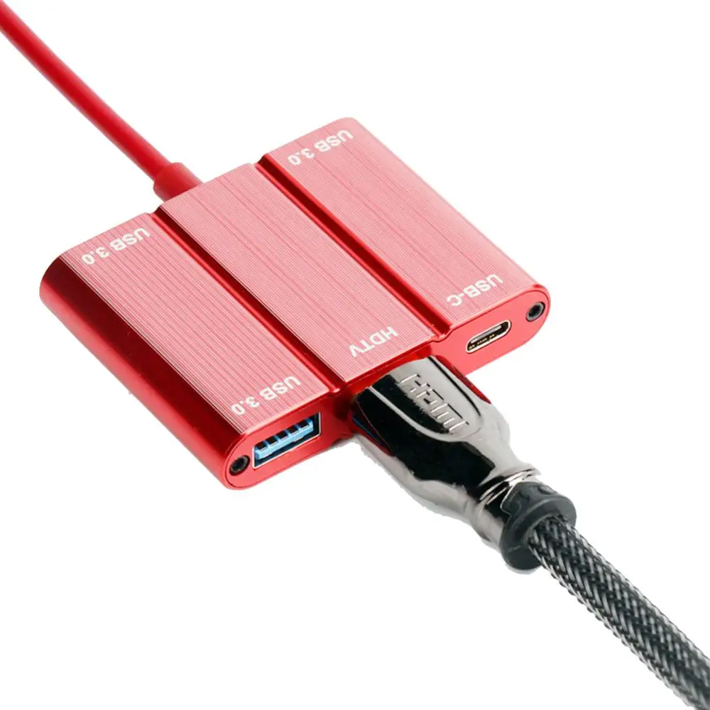 YMY 5 в 1 USB C адаптер usb type-C концентратор к 4K HDMI USB3.0 и USB C зарядка PD Совместимость для Apple MacBook Pro, Dell XPS и т. Д