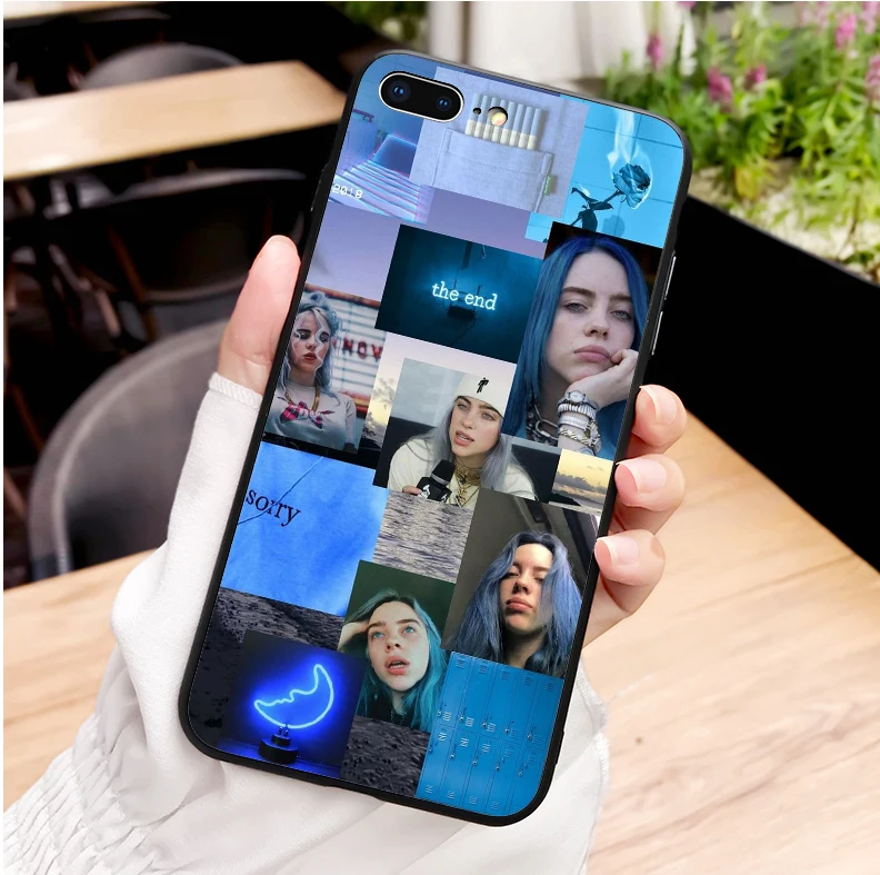 Billie eilish rainbow blohsh Оушен Глаза Мягкий силиконовый чехол для телефона TPU чехол для iPhone SE 5 5S 6 6S 7 8Plus 11 Pro MAX XR XS X
