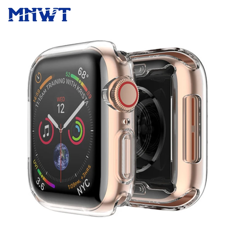 Мягкий и тонкий чехол MNWT для Apple Watch 38 мм/42 мм защитный из ТПУ iwatch Series 1 2 3