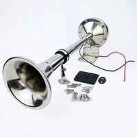 12v marine boat stainless steel single trumpet horn low tone 16 18