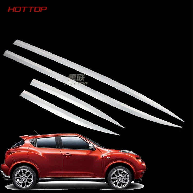 Для Nissan Juke 2010 2016 молдинг боковой двери отделка бесконтактная сталь Стайлинг